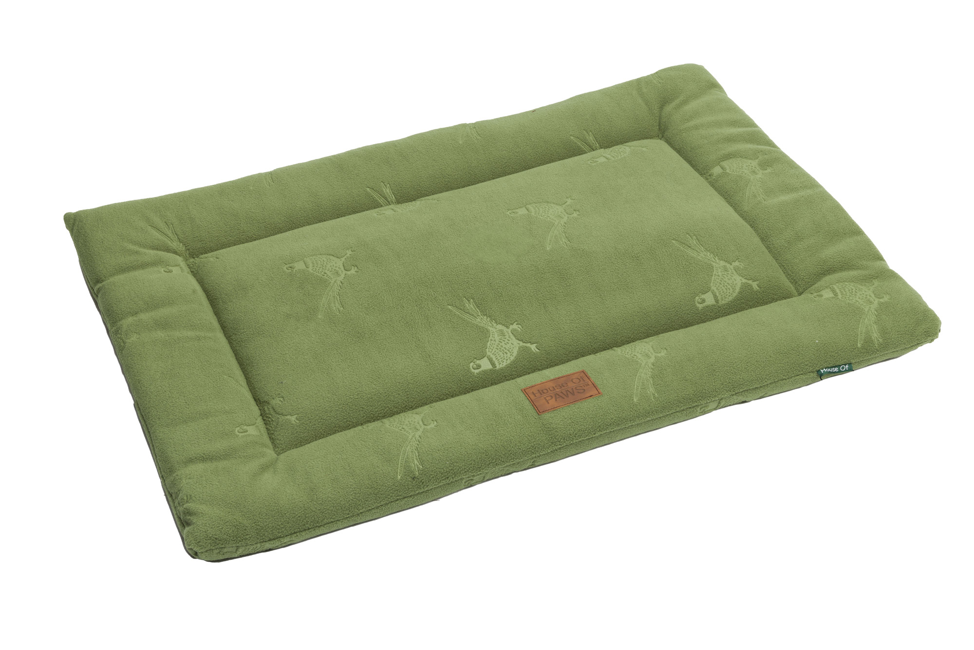 Tapis de caisse en polaire vert