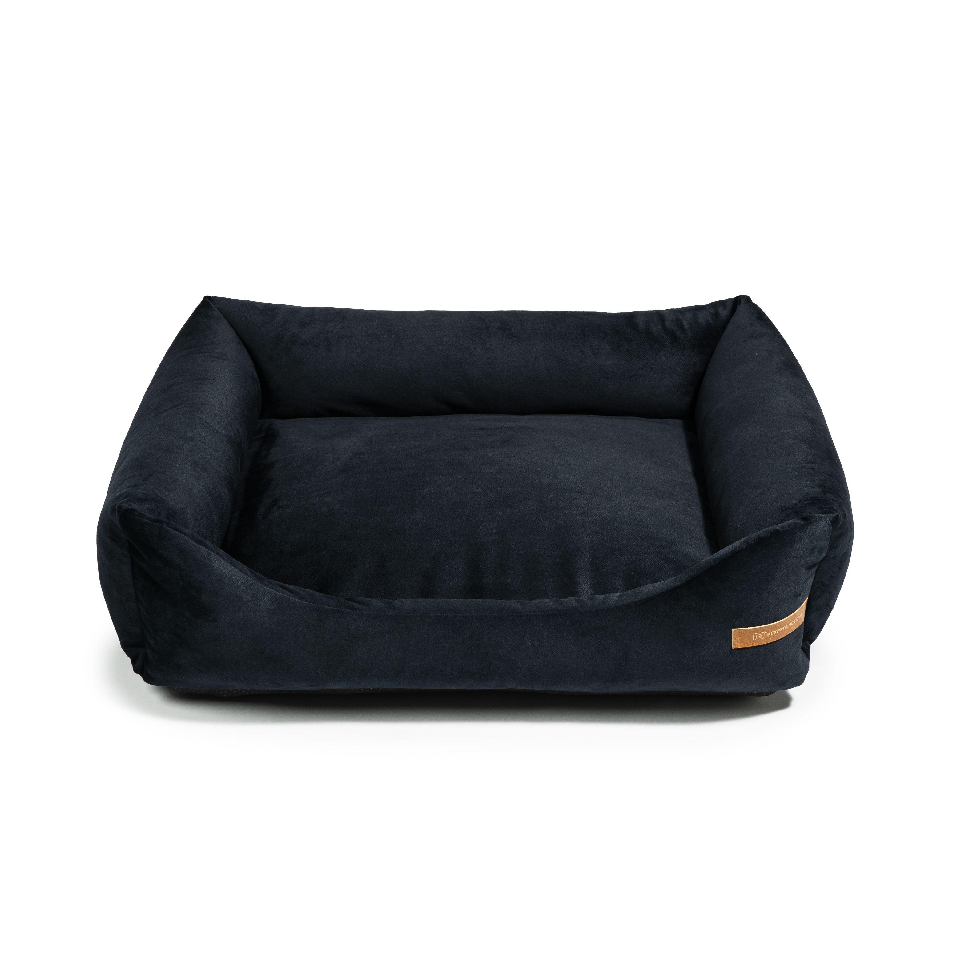 Panier Frida noir matelas Softpet