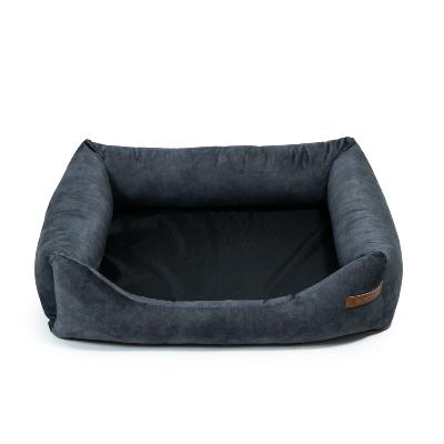 Panier Frida gris graphite matelas Softpet