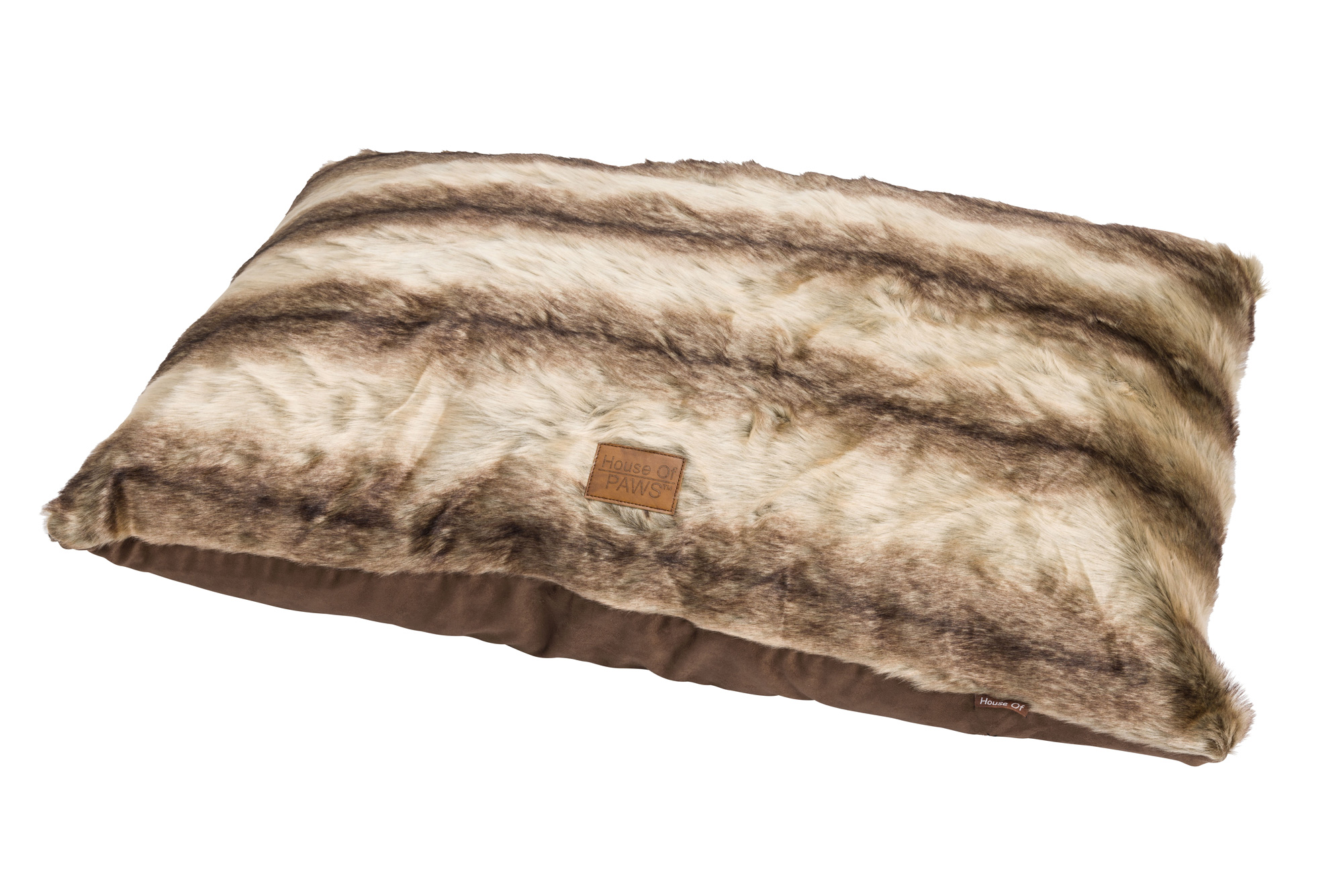 Coussin en fourrure arctique