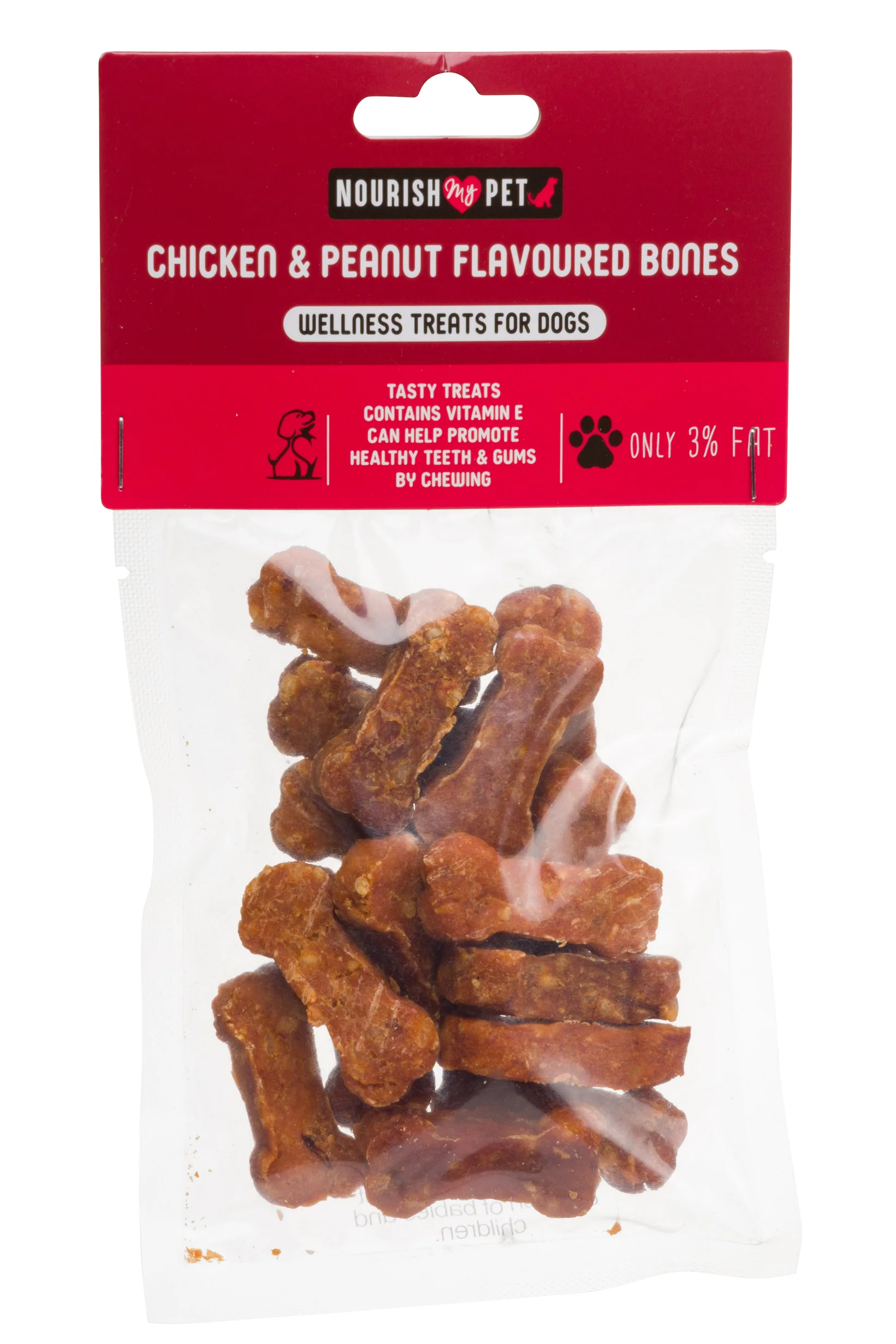 Os aromatisés au poulet et aux cacahuètes